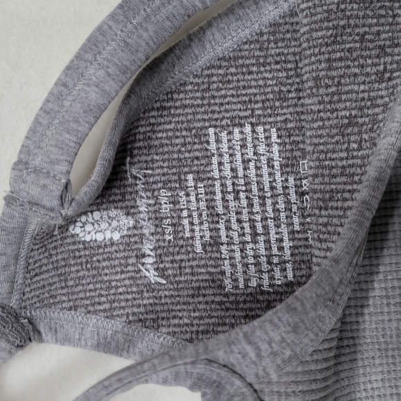 FP Movement Happiness Runs Cropped Ribbed Tank Top Heather Grey X-small/Small - Picture 11 of 14